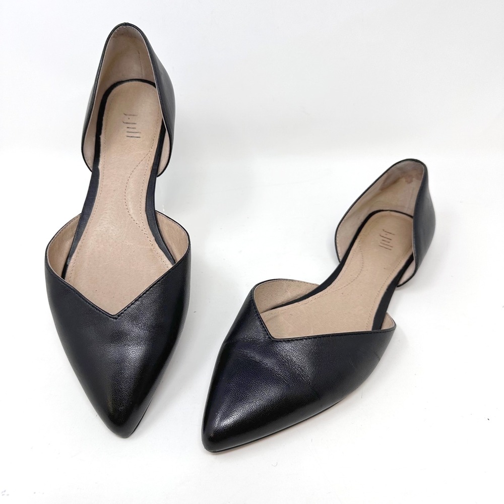 J.‎ Jill Mirabelle Dorsay Flats Leather Black Size 7.5
